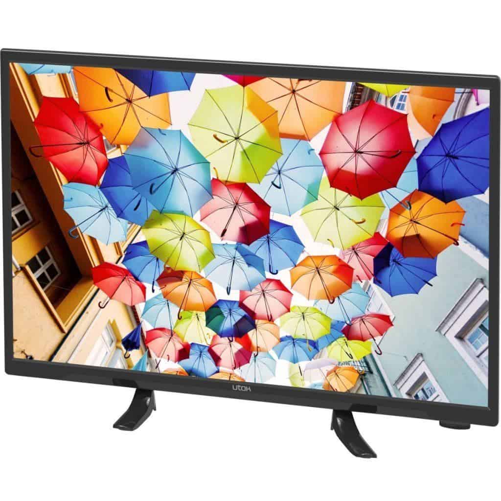 UTOK U24HD2A este un TV ieftin, cu specificații destul de bune, ce se va potrivi perfect într-un dormitor sau într-o bucătărie.