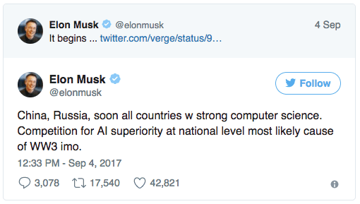 elon musk despre al 3-lea razboi mondial